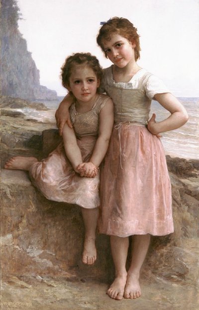 On the Shore by William Adolphe Bouguereau